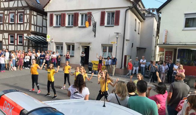 Tanzvorfuehrung beim Offenen Oberstenfeld